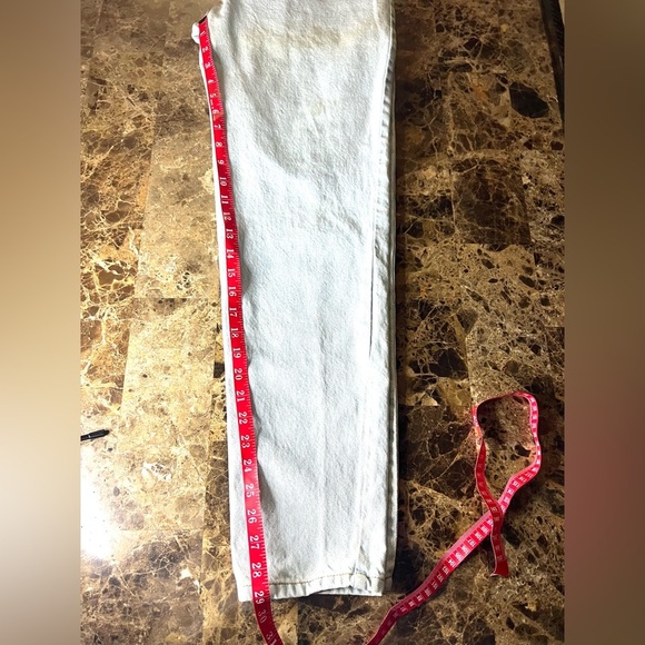 🎬BONGO🎬#VINTAGE 90s Light Blue Straight Leg Jean/Made in USA/ BONGO#🧡 - Picture 8 of 8